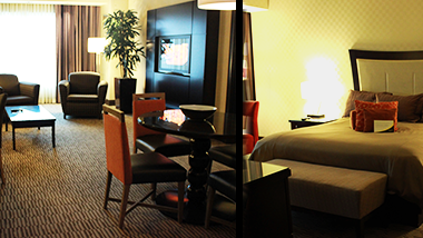 suite hotel room