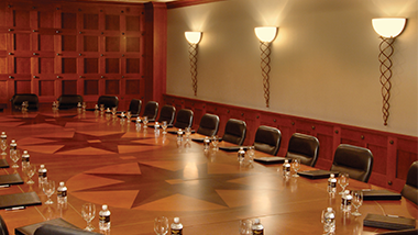 board room set up