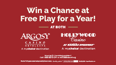 $180,000 Free Play for Year Drawing: Saturday, January 1 |2pm – 6pm